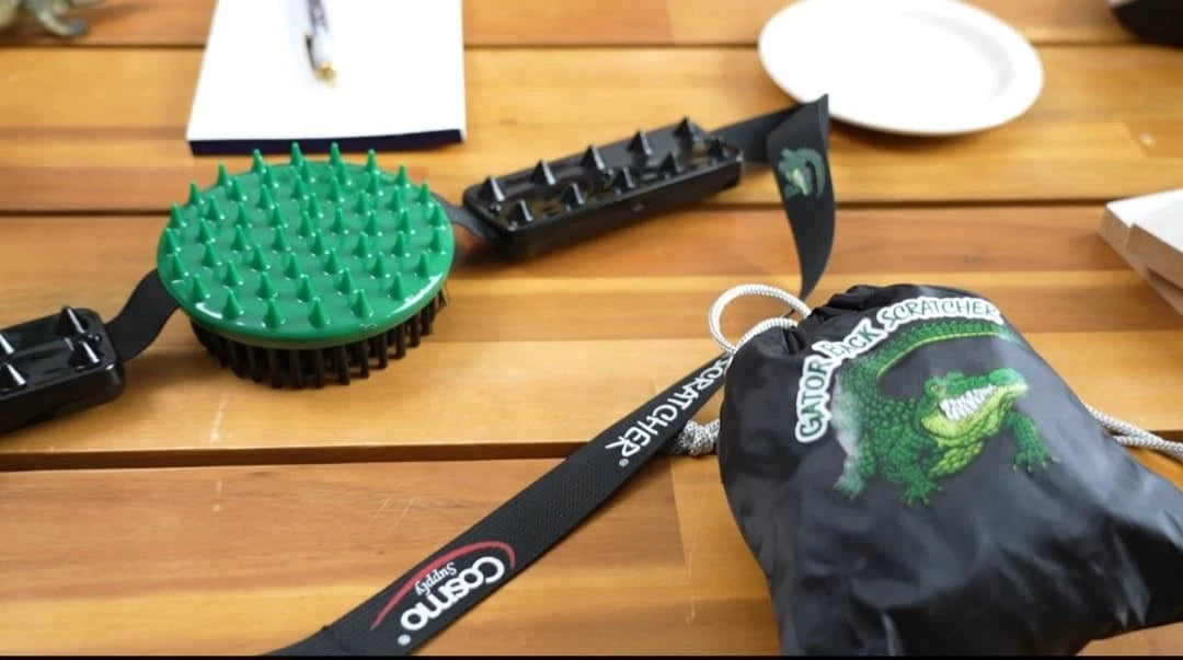 Back Scratcher for men with strap Double Sided Great for Mobility Impaired Ha...