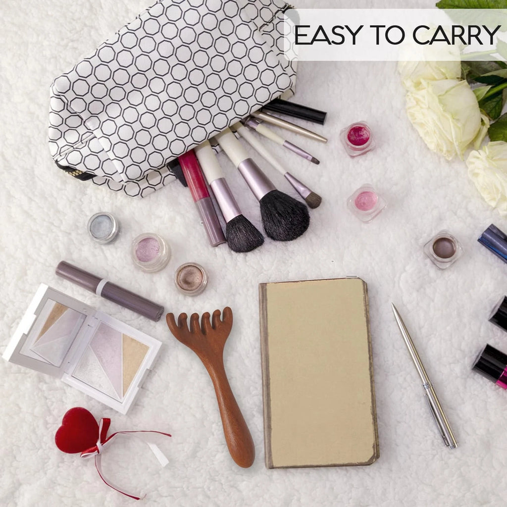 2 Pack Portable Wooden Head Massager Scalp Scratcher for Relaxation Stress