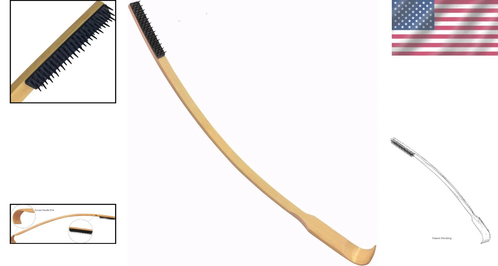 Versatile Bamboo Back Scratcher – Light Weight with Unique Wood Grain Finish