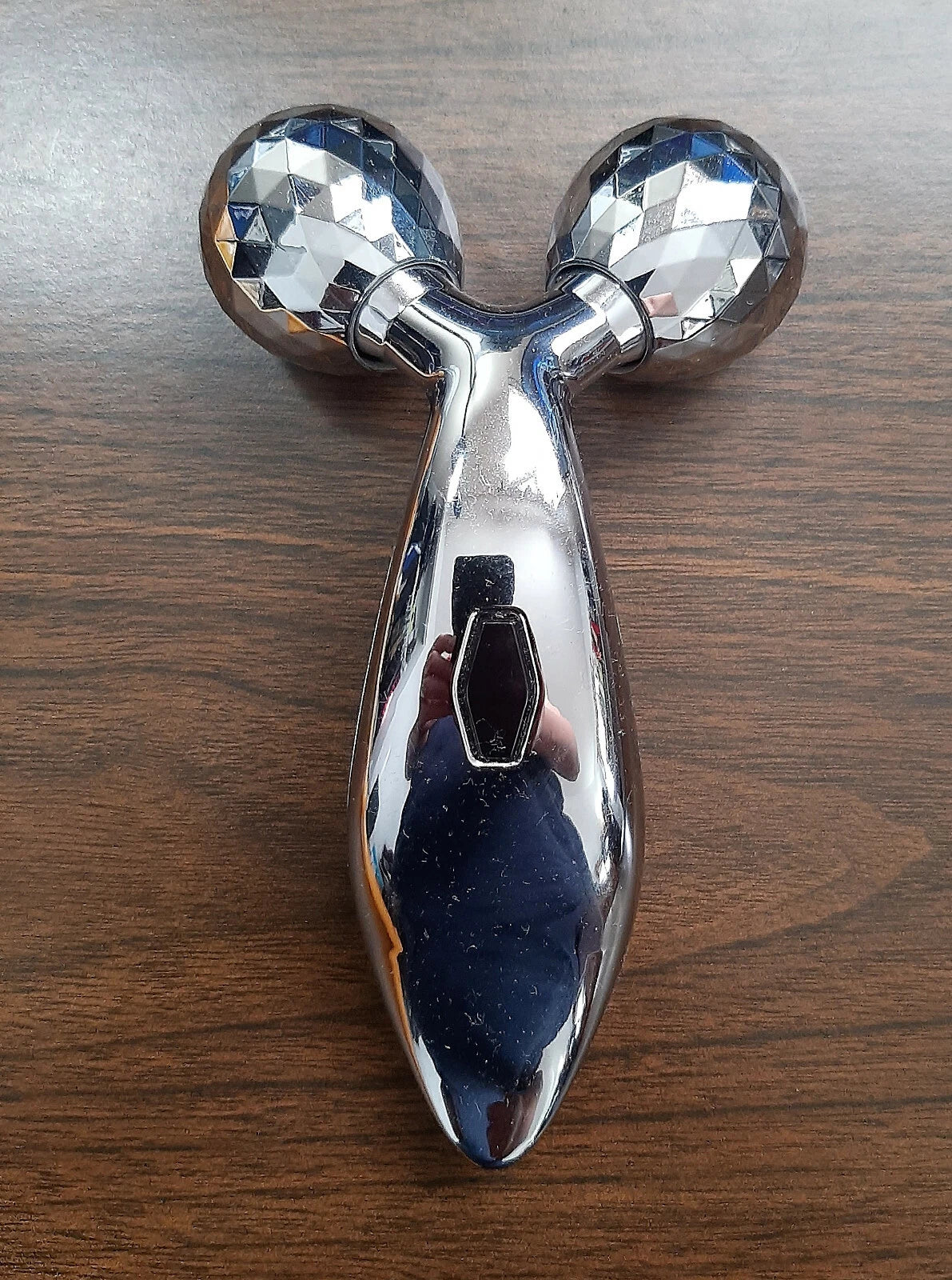 Double headed massager and spine scratcher plus roller massager