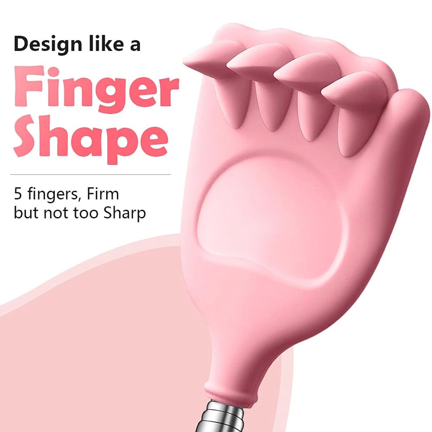 Back Scratcher Extendable Silicone Bear Claw Massager Tool Telescoping Stocki...
