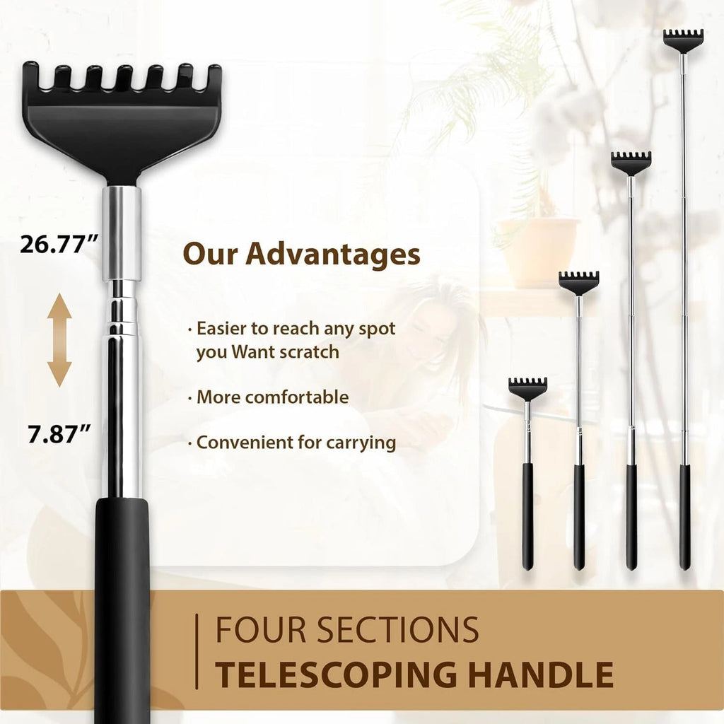 Head Massager 20 Fingers Scalp Massager Head Scratcher, Back Massager Back Sc...