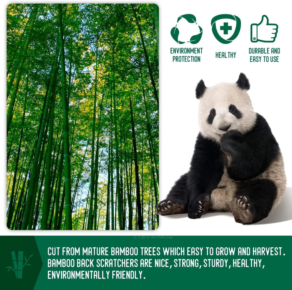 (4 Pack) 16.5" Bamboo Therapeutic Back Scratcher Long Reach USA SELLER SHIP FREE