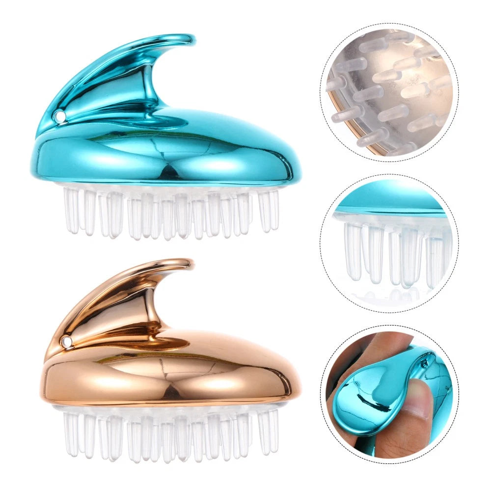 4 Pcs Silicone Anti-itching Head Scratcher Man Hair Washing Massager