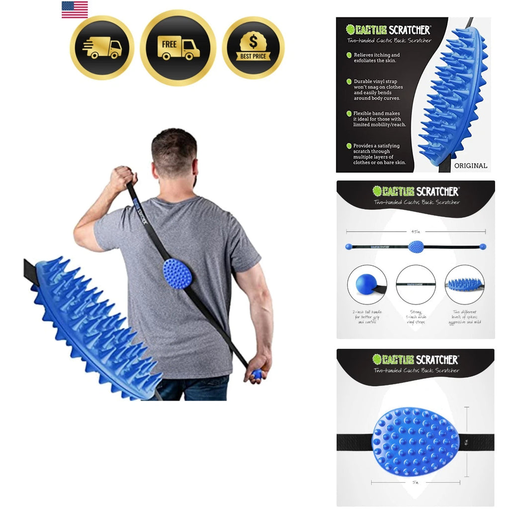 Back Scratcher Long Handle Dual-Sided Soft Spikes Powerful Relief Gift for Her