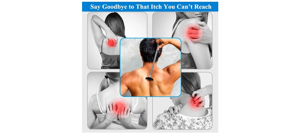 Back Scratcher Tool Extendable Portable Oversized Upgraded Steel Stainless Metal