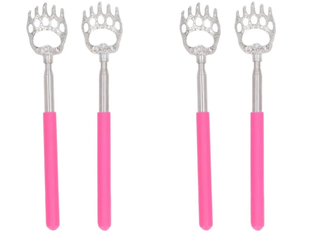 BEAR CLAW METAL BACK SCRATCHER BLACK TELESCOPIC EXTENDABLE MASSAGER UK STOCK