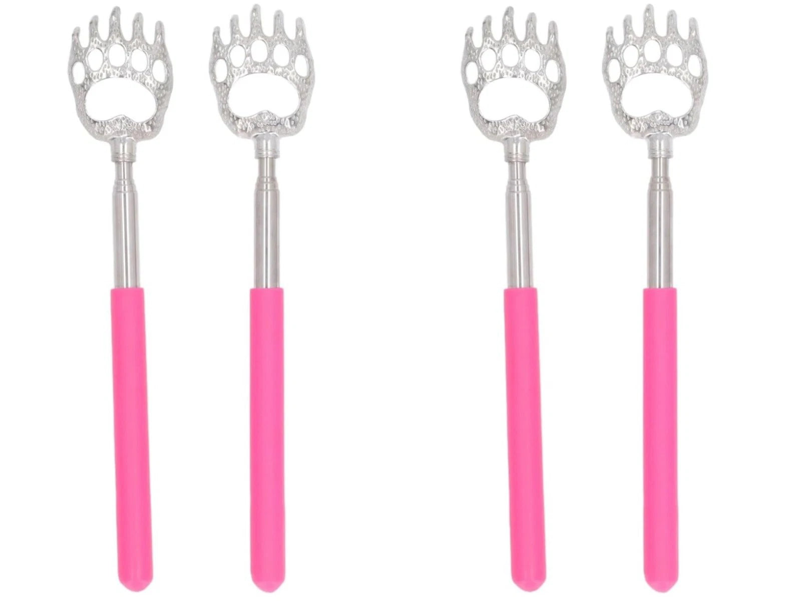 BEAR CLAW METAL BACK SCRATCHER BLACK TELESCOPIC EXTENDABLE MASSAGER UK STOCK