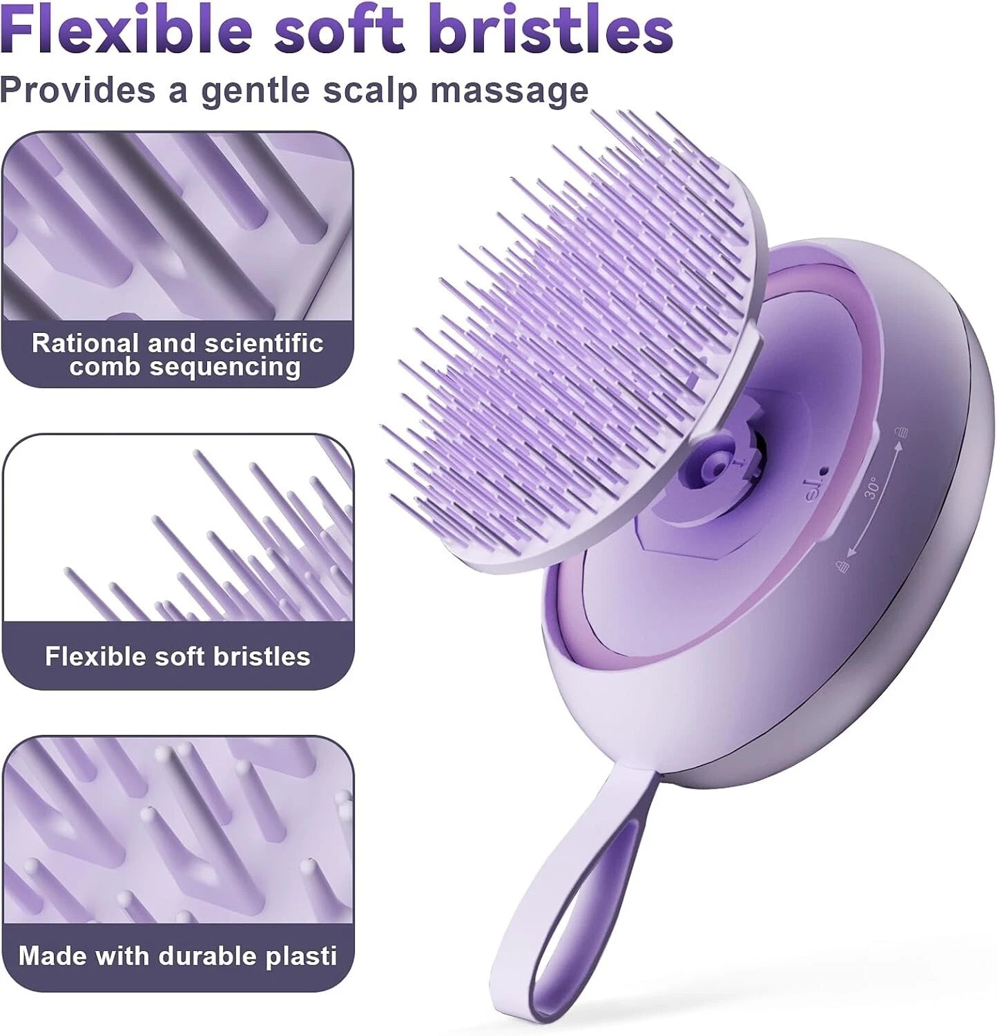 Cordless Electric Head Vibrating Massager -  Scalp Stress Relax Scratcher Tool