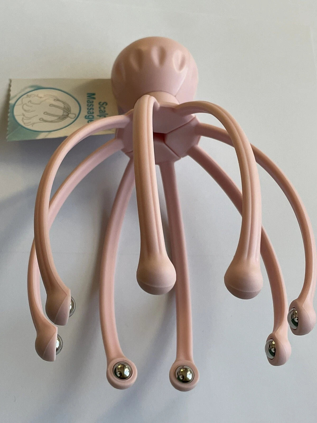 Head Massager/Scratcher, Massaging Scalp Help Relax, Calm Stress, w/ Steel Ball