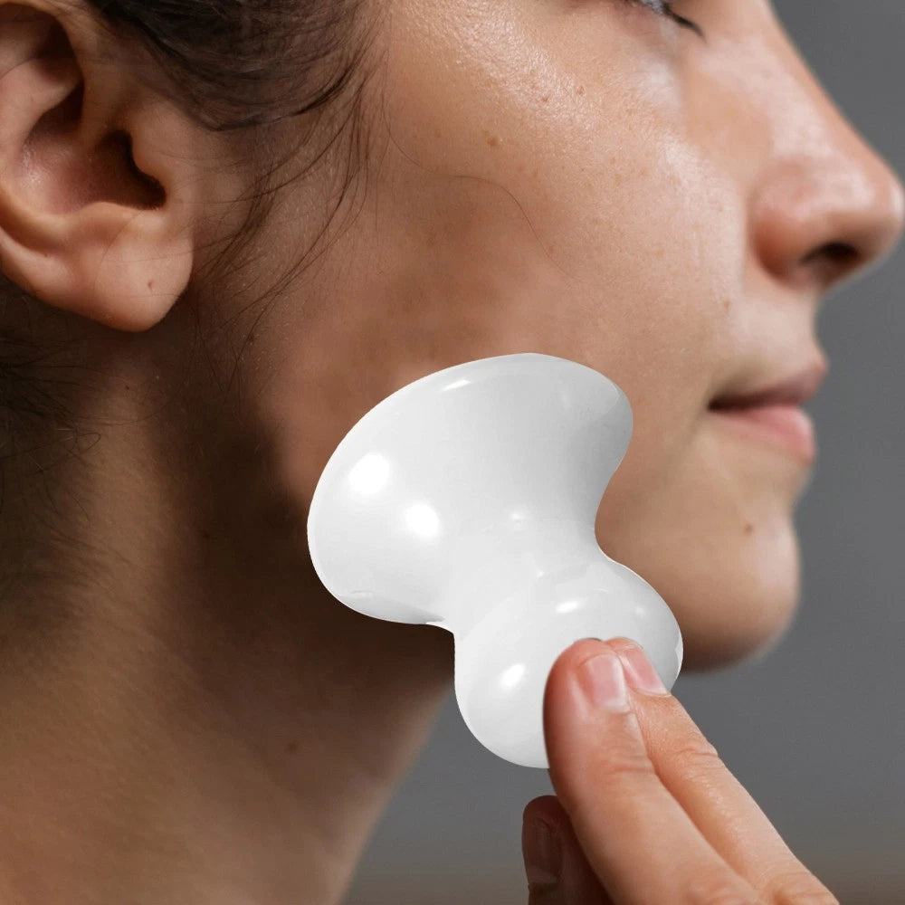 2 Pcs Massage Stone Face Massager Body Scratcher for Women