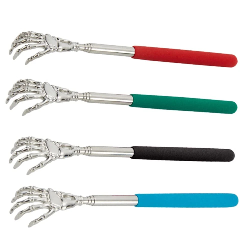 Sing Yang 4 Pack Portable Extendable Back Scratcher，Stainless Steel Telescopi...