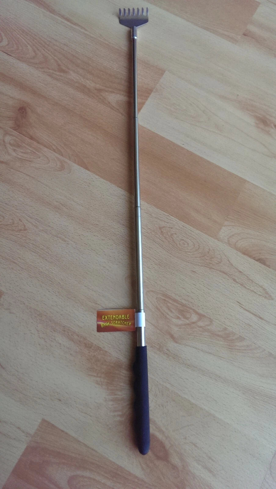 Extendable Stainless Steel Telescoping Back Scratcher rubber handle US seller