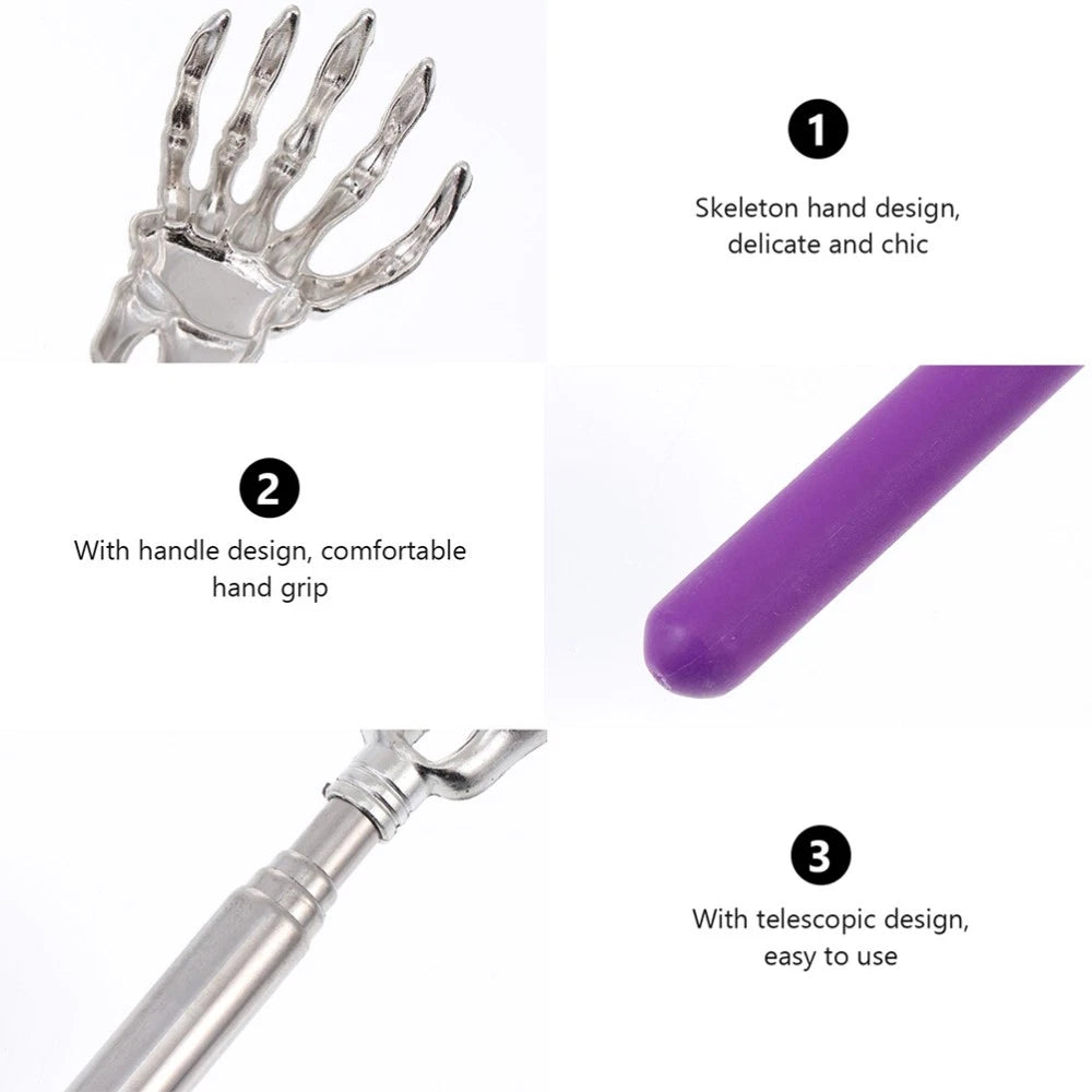 4 Pcs Massage Scratcher Back Massager Telescoping Child Retractable