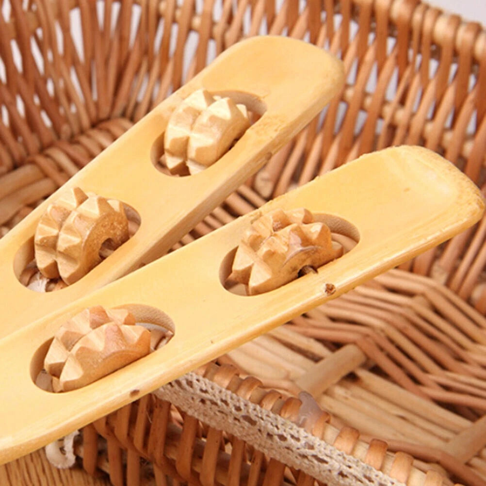 30 pack Bamboo Back Scratcher Massage Rollers Long Reach Therapeutic USA Seller