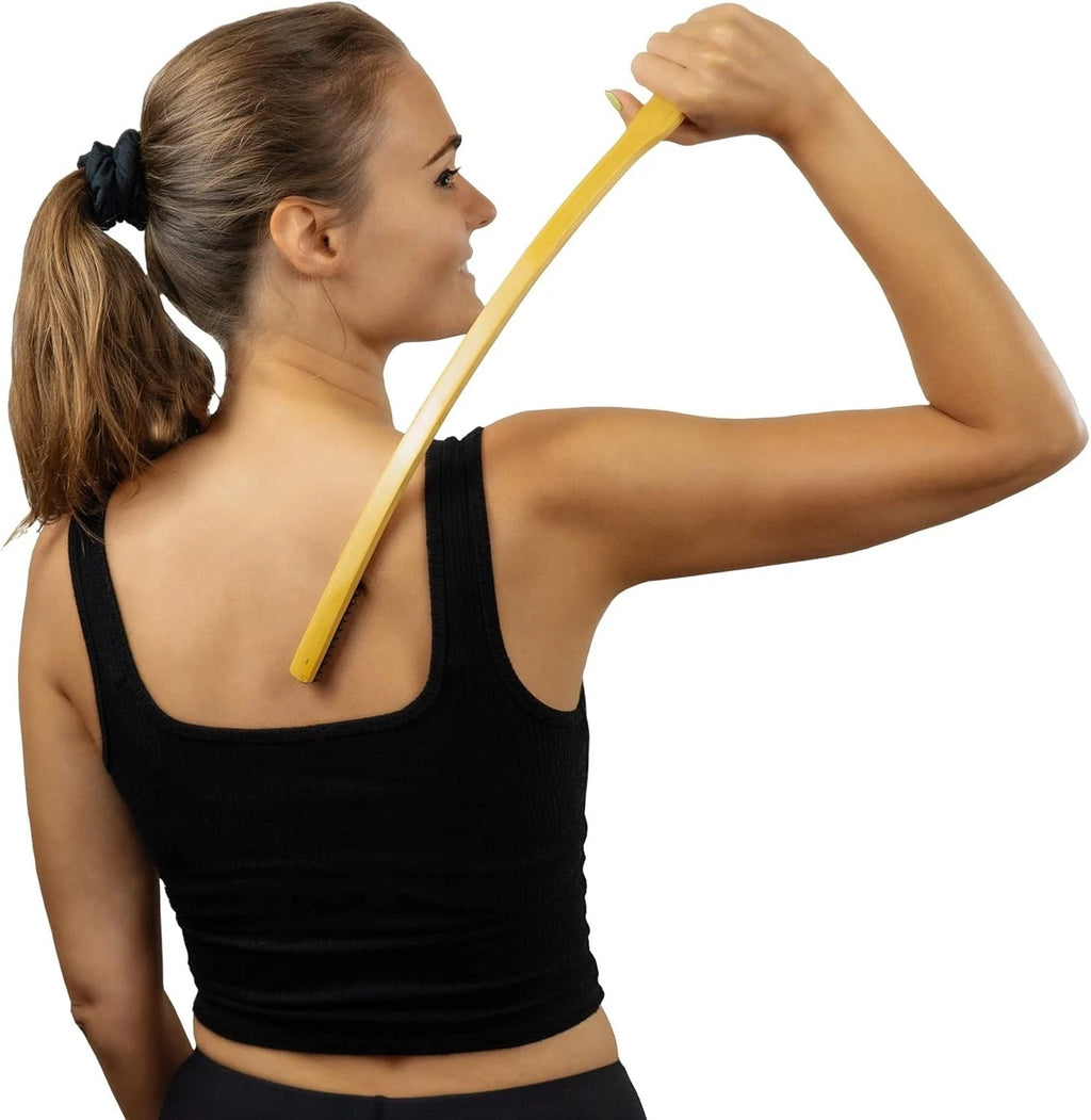 Versatile Bamboo Back Scratcher – Light Weight with Unique Wood Grain Finish