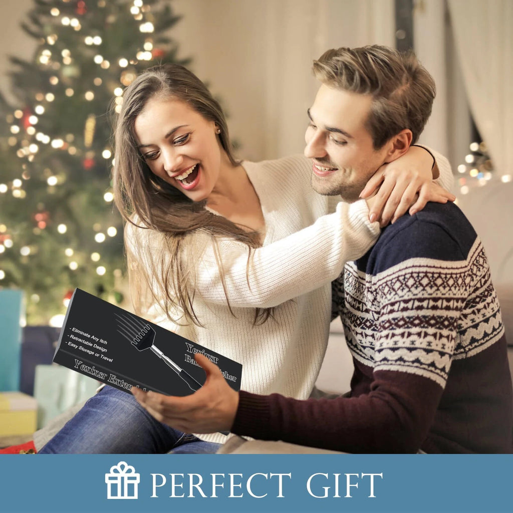 4 Pack Back Scratcher Extendable Metal Portable Back Scratcher for Men Women