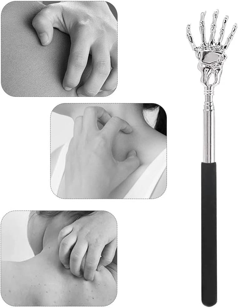 Back Scratcher - Extendable, Stainless Steel Telescopic Back Massager Tool