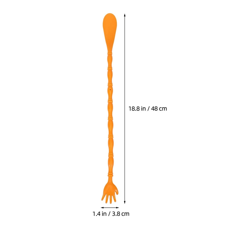 2 Pcs Itchy Claw Shoe Horn Hand Back Scratcher Mini with Massage