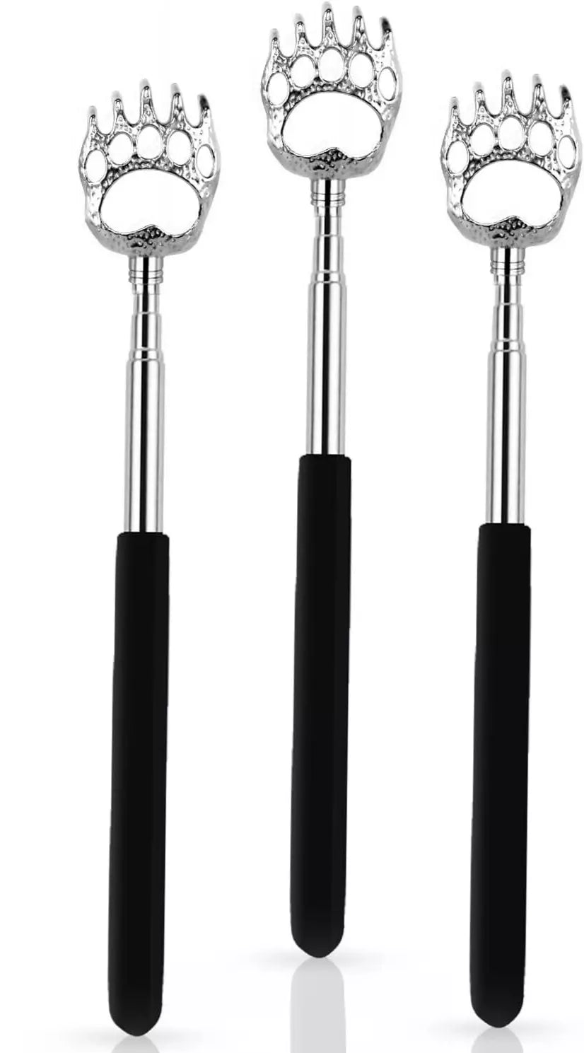 BACK SCRATCHER EXTENDABLE CLAW METAL RAKE TELESCOPIC MASSAGER PORTABLE ITCH