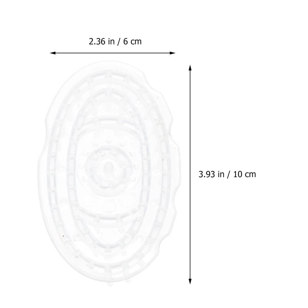 2 Pcs Shampoo Brush Travel Hair Scalp Massager Head Treatment Scratcher