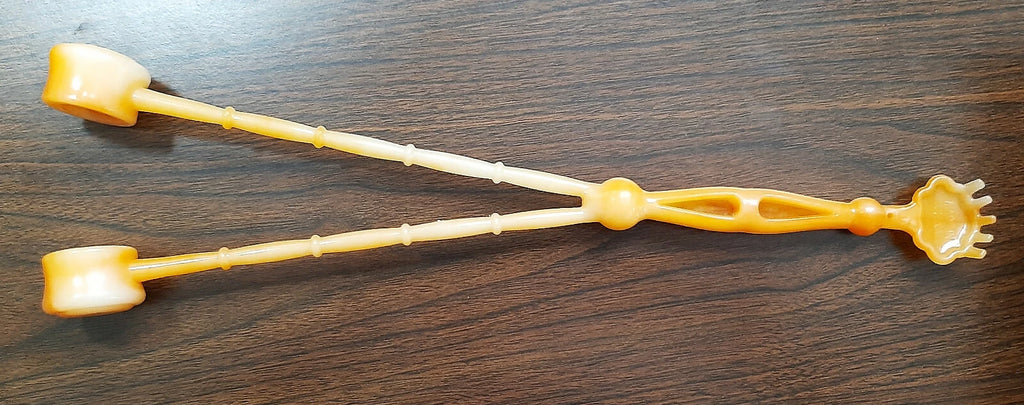 Double headed massager and spine scratcher plus roller massager