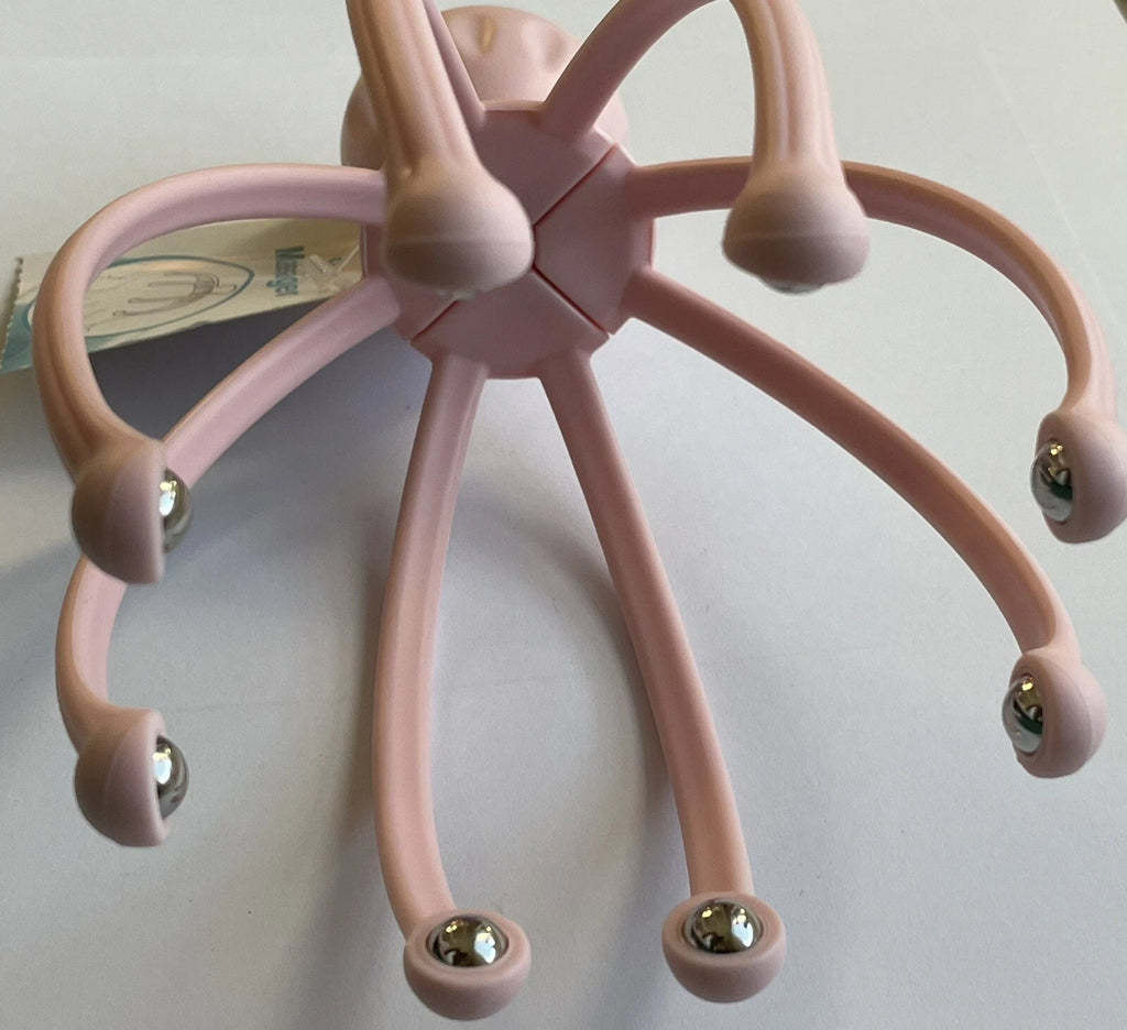 Head Massager/Scratcher, Massaging Scalp Help Relax, Calm Stress, w/ Steel Ball