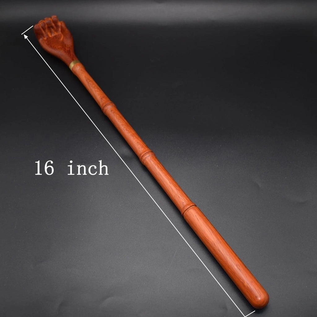 Redwood Back Scratcher, Simulate Hand Shape to Solve Back Itching (16 inches)