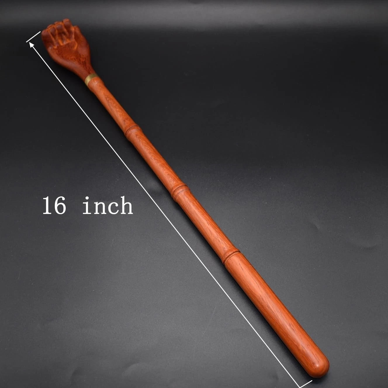Redwood Back Scratcher, Simulate Hand Shape to Solve Back Itching (16 inches)
