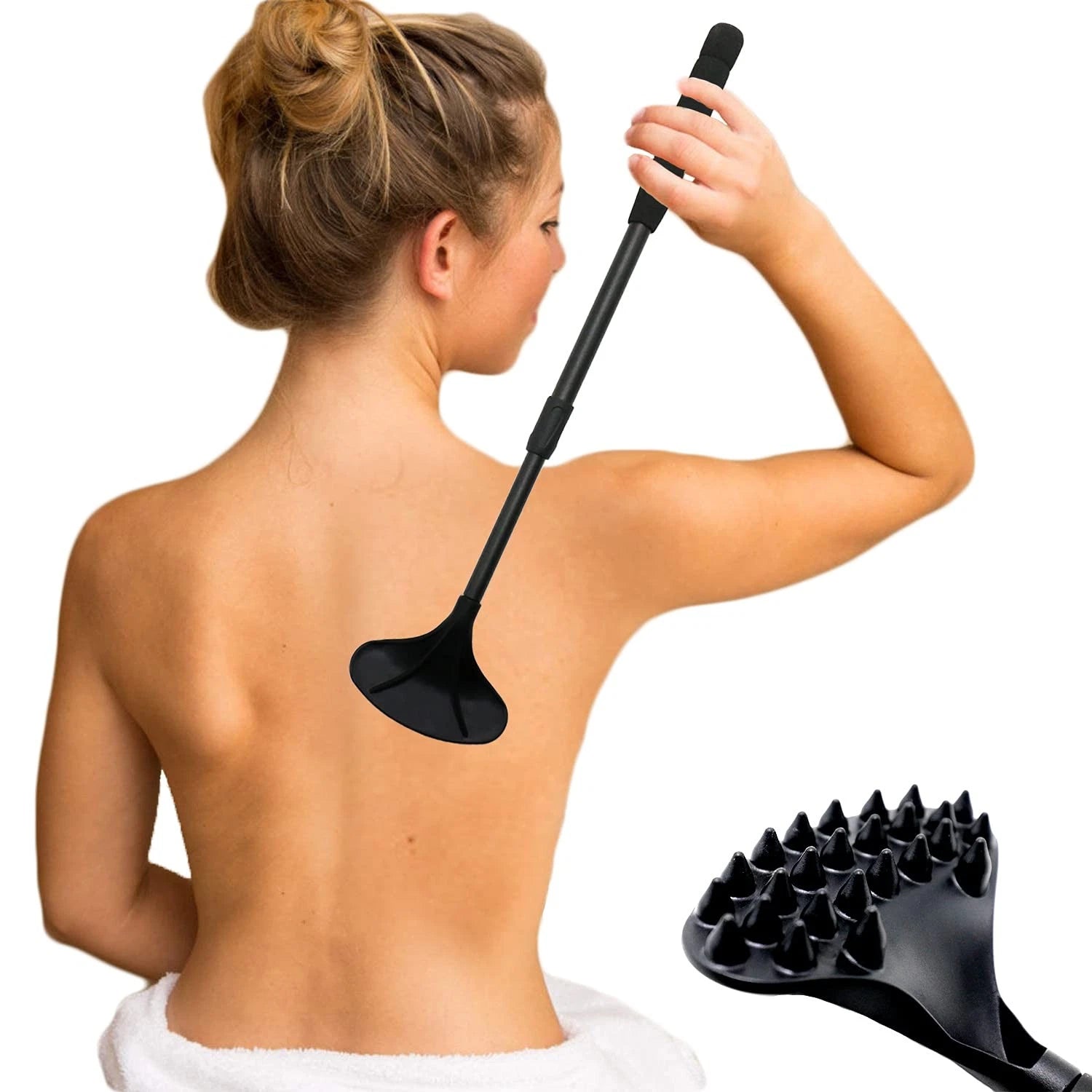 Back Scratcher for Women Men Extendable with Strong ABS Massage Head, 21inch ...