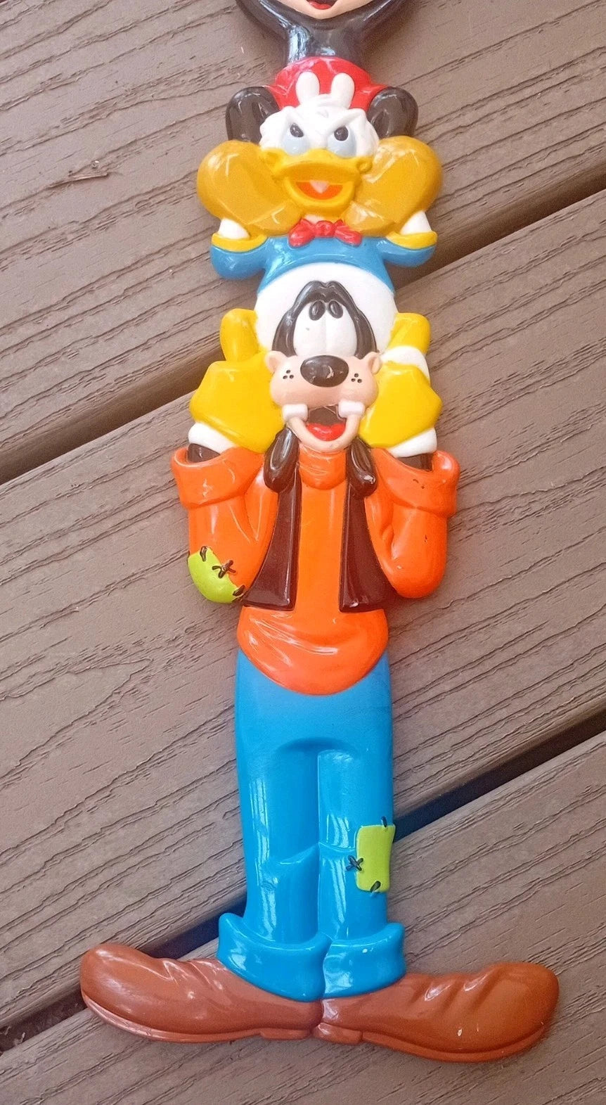 Walt Disney World Plastic Back Scratcher Mickey Mouse, Donald Duck, Goofy 15"