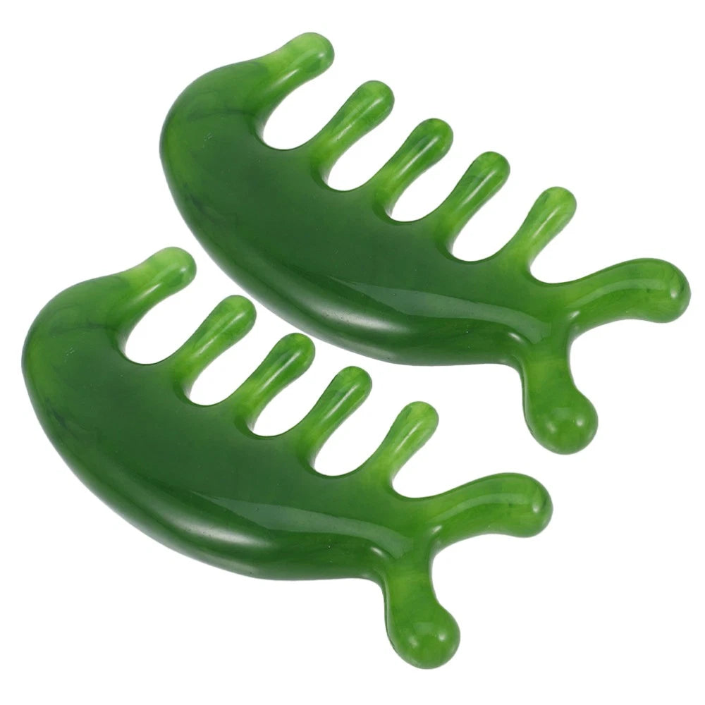 2 Pcs Scalp Massage Comb Convenient Wide Tooth Head Scratcher Massager