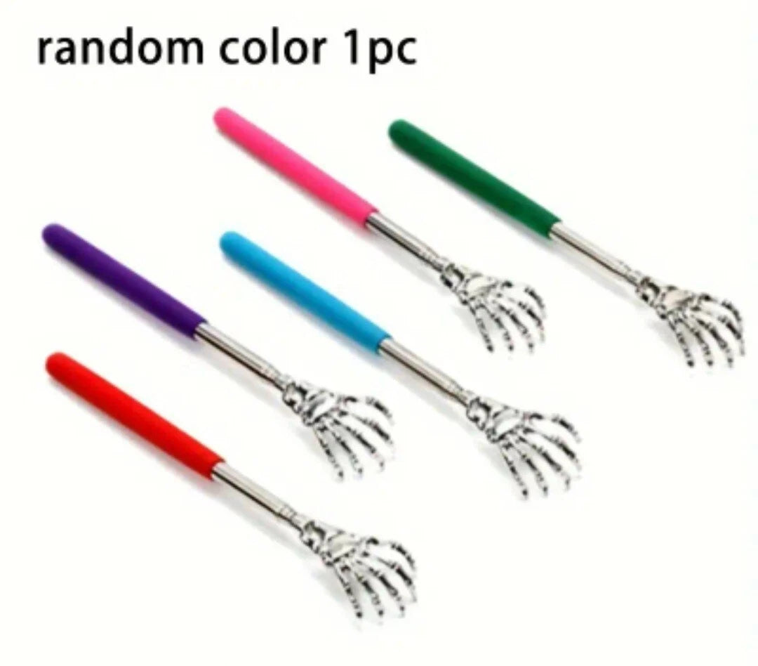 Back Scratcher Metal Telescopic ghost hand Portable Extendable multi Massager UK