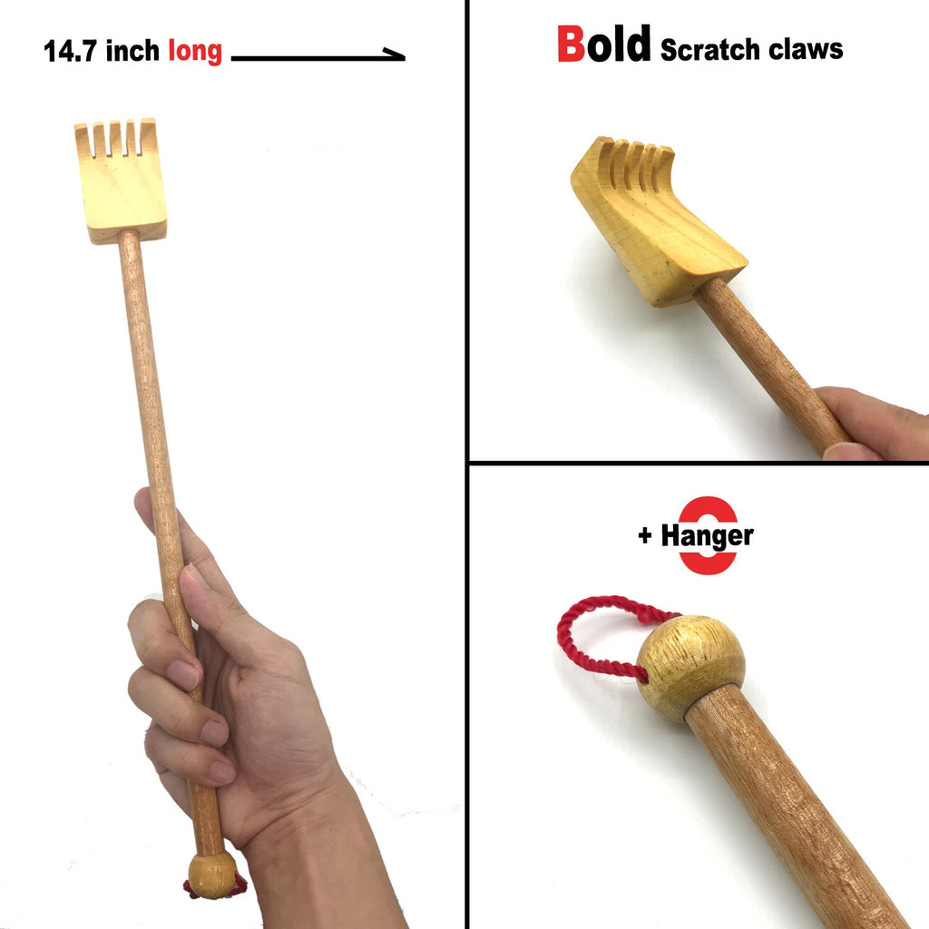 Back Scratcher for men & women | Original Back Scratchers heavy use Hard Wooden