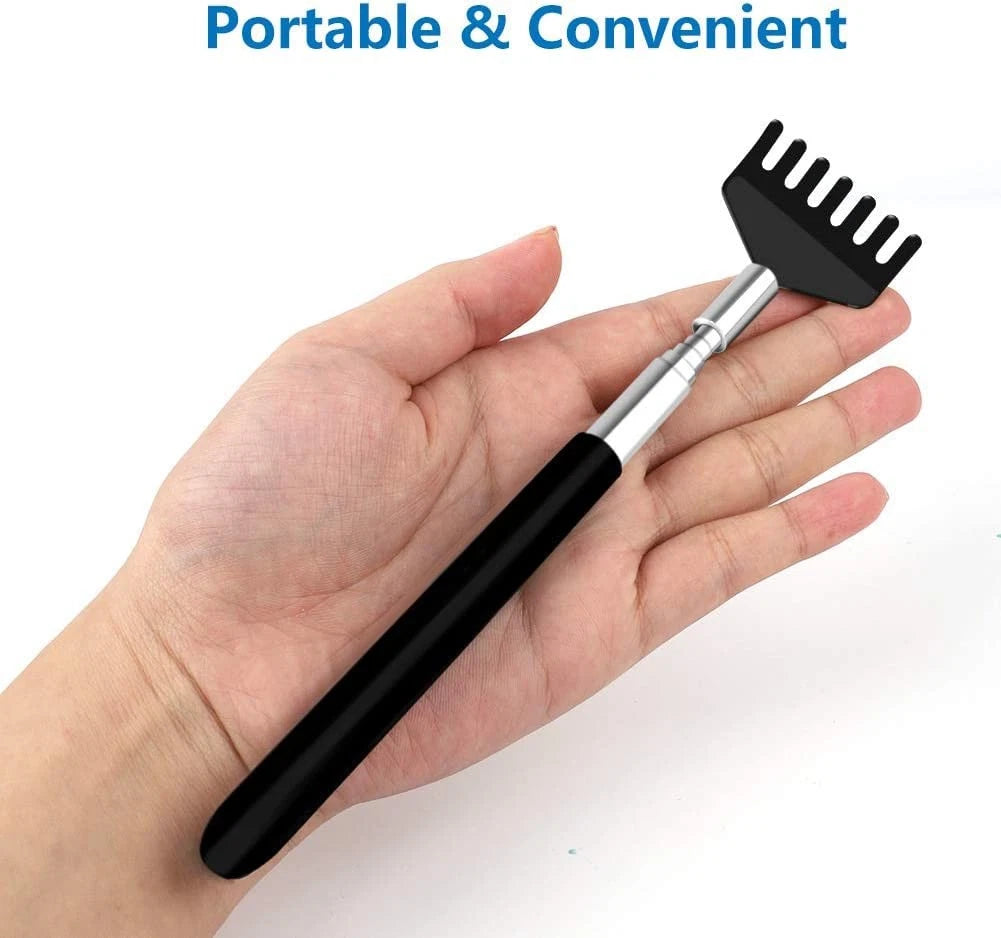 6 Pack Extendable Back Scratcher - Portable Telescoping Metal Back Scratchers...