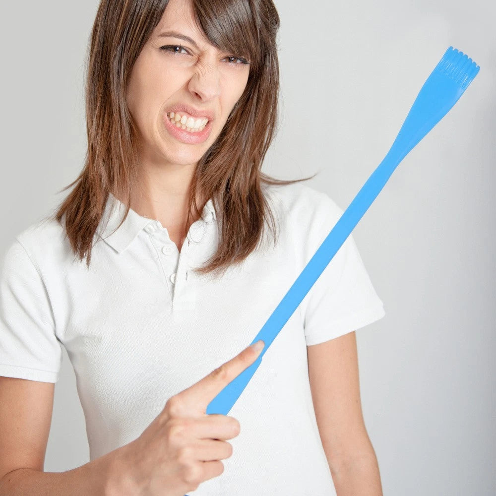 2 Pcs Back Scratcher Extendable Itch Rake Massager Portable Hand Man