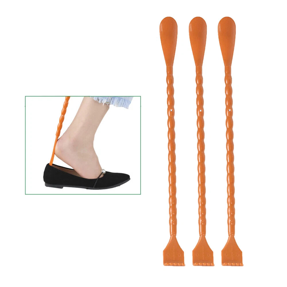 3 Pcs Advanced Shoe Horn Shoe Stick Back Scratcher Massager-