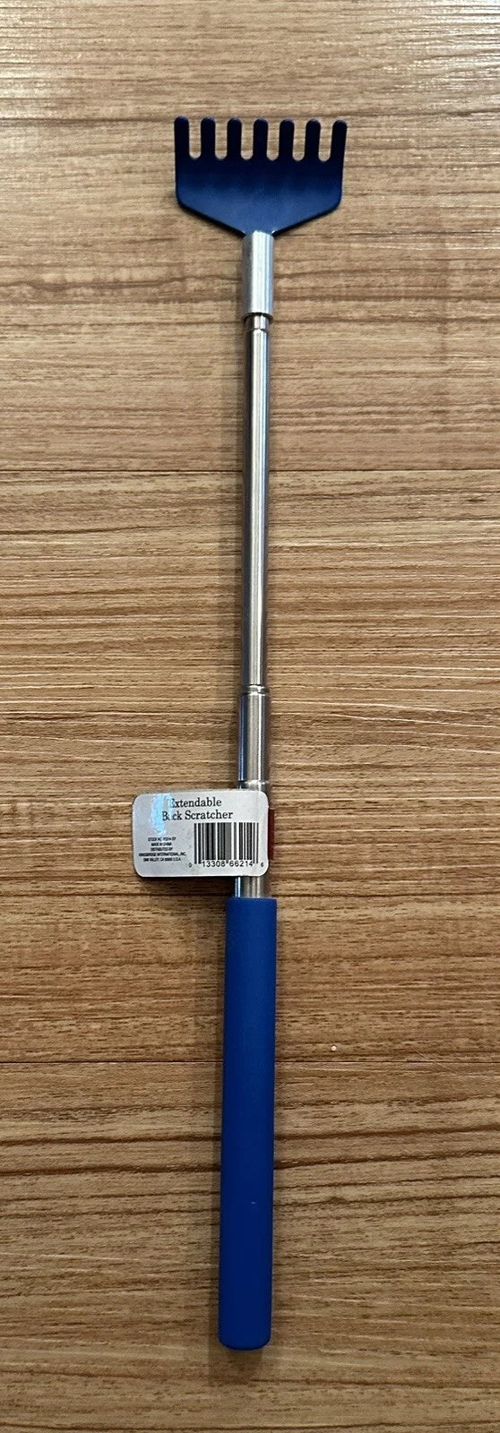 Metal Stainless Steel Back Scratcher Telescopic Extendable Claw Extender New