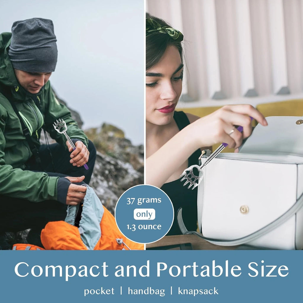 Extendable Telescopic Bear Claws Back Scratchers/Hand Massager/Backslap - 4Pack