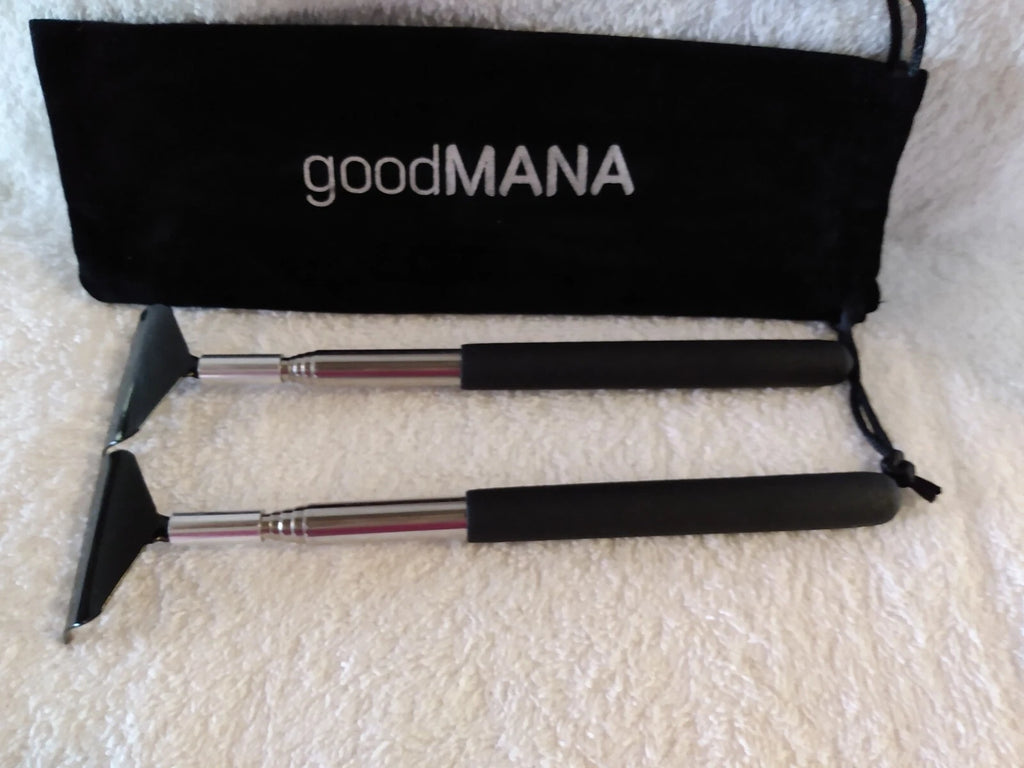New goodMANA Back Scratcher 2-Pack Telescopic Metal Extendable Back Massager