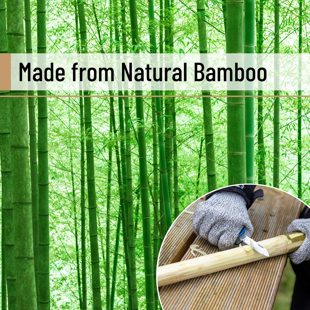 2Pcs Wooden Bamboo Back Scratcher Long Handle Itch Relief Finger-Like Scratchers