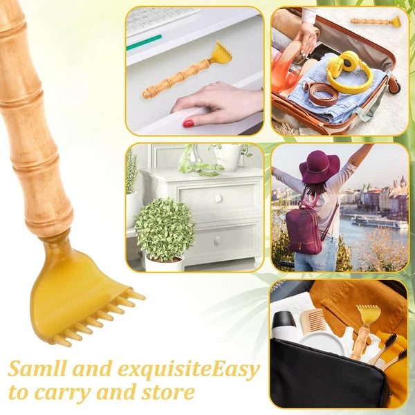 Back Scratcher Classic Portable Extendable Bamboo Backscratcher for Men Women Te