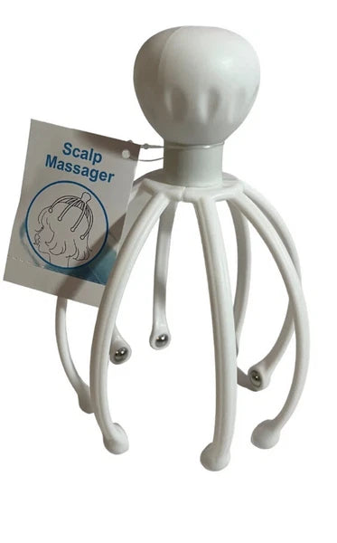 Head Massager/Scratcher, Massaging Scalp Help Relax, Calm Stress, w/ Steel Ball