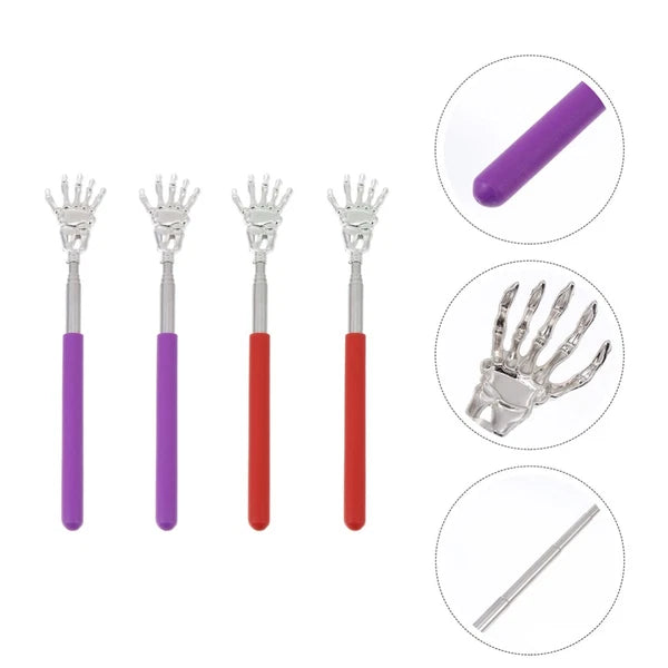 4 Pcs Massage Scratcher Back Massager Telescoping Child Retractable
