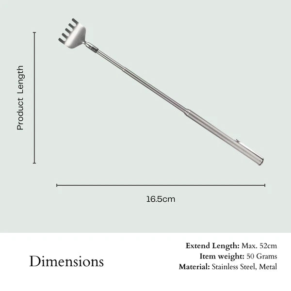 Itch Relief Back Scratcher – Extendable Claw Tool with Telescopic Handle
