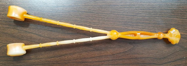 Double headed massager and spine scratcher plus roller massager