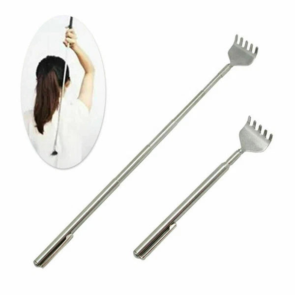 1pcs Telescopic Back Scratcher Massager Extendable Clip Useful-- X7V0