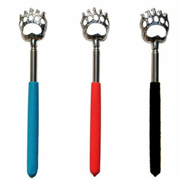 BEAR CLAW / RAKE BACK SCRATCHER Metal Extending Massager Telescopic Portable UK