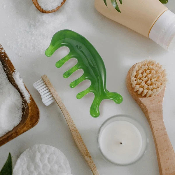 2 Pcs Scalp Massage Comb Convenient Wide Tooth Head Scratcher Massager