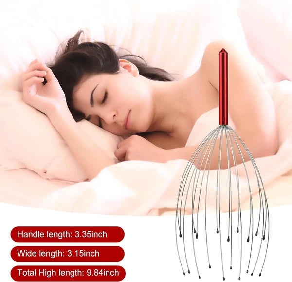 20 Fingers Scalp Massager, Head Scratcher Back Massage for Body Stress Relax